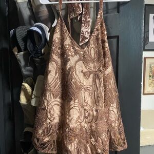 Free People Sequin Romper- Brand New